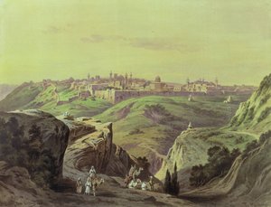 Blick auf Jerusalem