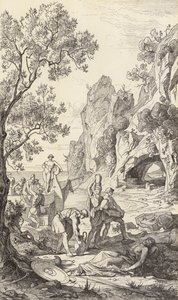 Heimkehr des Odysseus nach Ithaka von Friedrich the Elder Preller