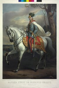 Alfred Prinz von Windisch-Graetz, kaiserlicher und königlicher Feldmarschall von Friedrich von Amerling