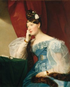 Porträt von Julie von Woyna, geborene Freiin von Krieg-Hochfelden, später Benedek (1811-1895) von Friedrich von Amerling
