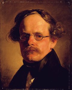 Porträt des Kupferstechers Franz Xaver Stober, 1837 von Friedrich von Amerling