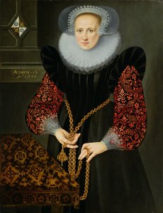 Porträt von Aefge Gijbland, siebzehn Jahre alt, 1598