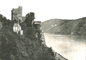 Burg Rheinstein am Rhein, Deutschland, 1895