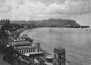 Scarborough: Die Südbucht und das Spa, ca. 1896 von Frith and Co