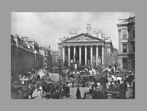 Die Königliche Börse, London, um 1900