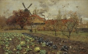 Blick auf die Amerikavej in Kopenhagen von Frits Thaulow