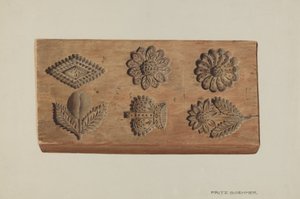 Pa. Deutsches Springerle-Brett von Fritz Boehmer