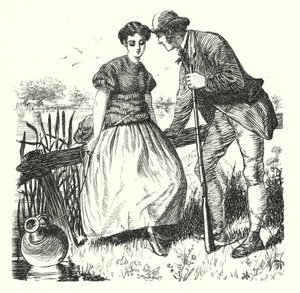 Primelzeit und Schneezzeit (Gravur) von Fritz Eltze