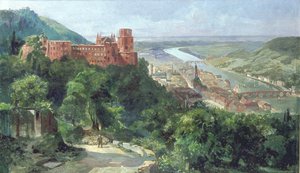 Ansicht von Heidelberg, ca. 1910 von Fritz Genutat