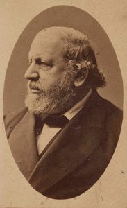 Porträt des Komponisten Ferdinand von Hiller 1811-1885, ca. 1880 von Fritz Luckhardt