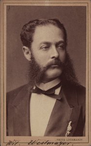 Porträt des Komponisten Wilhelm Westmeyer 1829-1880