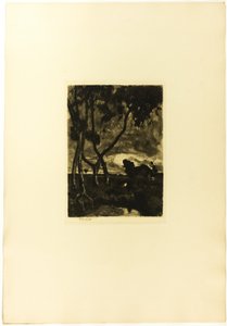 Auf dem Moor von Fritz Overbeck