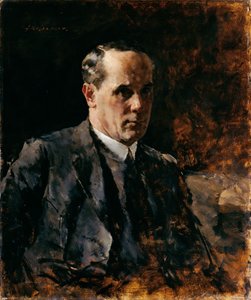 Selbstbildnis von Fritz Rojka