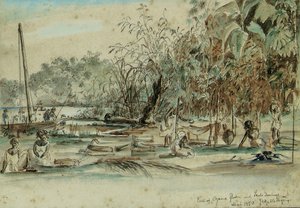 Santo Domingo, St. Thomas, 1850 von Fritz Siegfried Georg Melbye