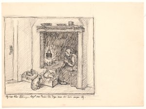Und dann wurde das Entlein auf die Probe gestellt... von Fritz Syberg