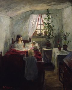 Innenraum mit Kindern