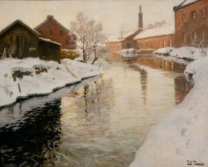 Lysaker Fluss von Fritz Thaulow