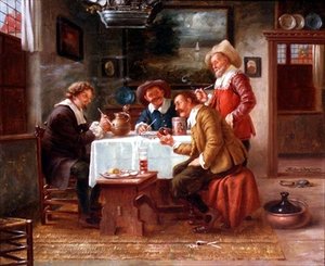 Eine gesellige Runde von Fritz Wagner
