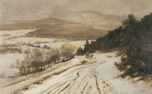 Taunusgebirge im Winter von Fritz Wucherer