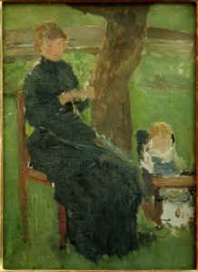 Mutter und Kind von Fritz von Uhde