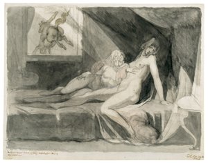 Alp verlässt das Schlafgemach von zwei schlafenden Frauen, 1810