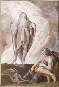 Teiresias sagt Odysseus die Zukunft voraus