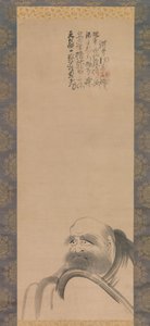 Porträt von Daruma, frühes 17. Jahrhundert von Fugai Ekun