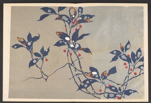 Shasei sôka môyô, Muster von Pflanzen und Blumen aus dem Leben von Furuya Korin