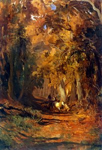 Wald im Herbst um 1870 von Fyodor Alexandrovich Vasilyev