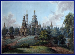 Das Kloster Neu-Jerusalem. von Fyodor Alexeyev