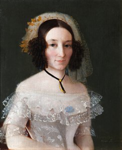 Porträt von Yelizaveta Alexeyevna Benkendorf, geb. Janova, 1845 von Fyodor Andreevich Tulov