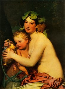 Amor und die Bacchantin, 1828, 1965 von Fyodor Antonovich Bruni