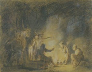 Am Lagerfeuer