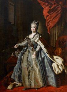Porträt von Kaiserin Katharina II von Fyodor Stepanovich Rotokov