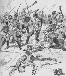 Alle Formation war verloren, und jeder Mann kämpfte für sich selbst, 1902