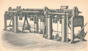 Zeichenrahmen, von Platt, Brothers & Co. Oldham