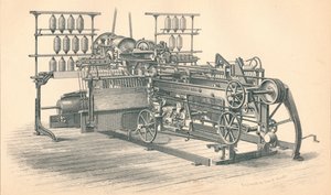 Selbstwirkender Mule. Sharp & Roberts Prinzip, von P. MacGregor, Manchester