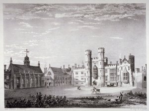 Lambeth Palace, London, um 1830