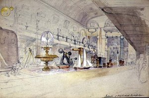 Innenraum des Regent Street Polytechnic, ca. 1847 von G.F. Sargent