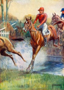 Illustration für Black Beauty (Farblithografie) von G.P. Micklewright