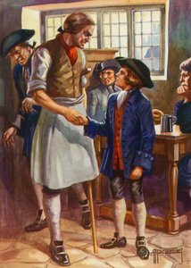 Illustration für Die Schatzinsel von Robert Louis Stevenson von G.P. Micklewright