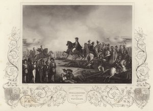 Herzog von Wellington und sein Stab bei Waterloo