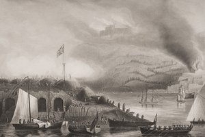 Der Sturm auf San Sebastian, 31. August 1813, Illustration aus 