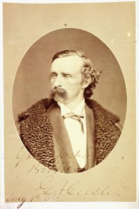 Kabinettsportät von George Armstrong Custer, signiert und gewidmet an seinen Bruder, Tom Custer von G. A. Custer