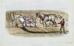 Bells Mähmaschine, 1851 von G. H. Swanston