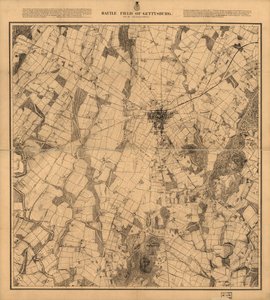 Schlachtfeld von Gettysburg von G. K. Warren