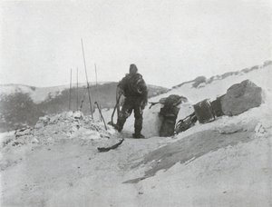 Browning an der Iglutür, 1912, 1913