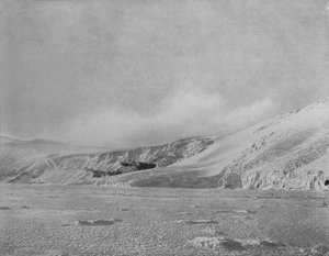 Die Warnung. Ein herannahender Schneesturm, ca. 1911, 1913 von G. Murray Levick