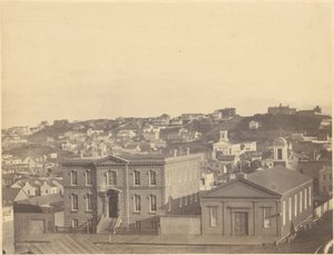 Blick von der Kearny Street - im Vordergrund das Waisenhaus von G. R. Fardon