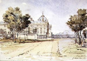 Ansicht der Militärschule in Paris